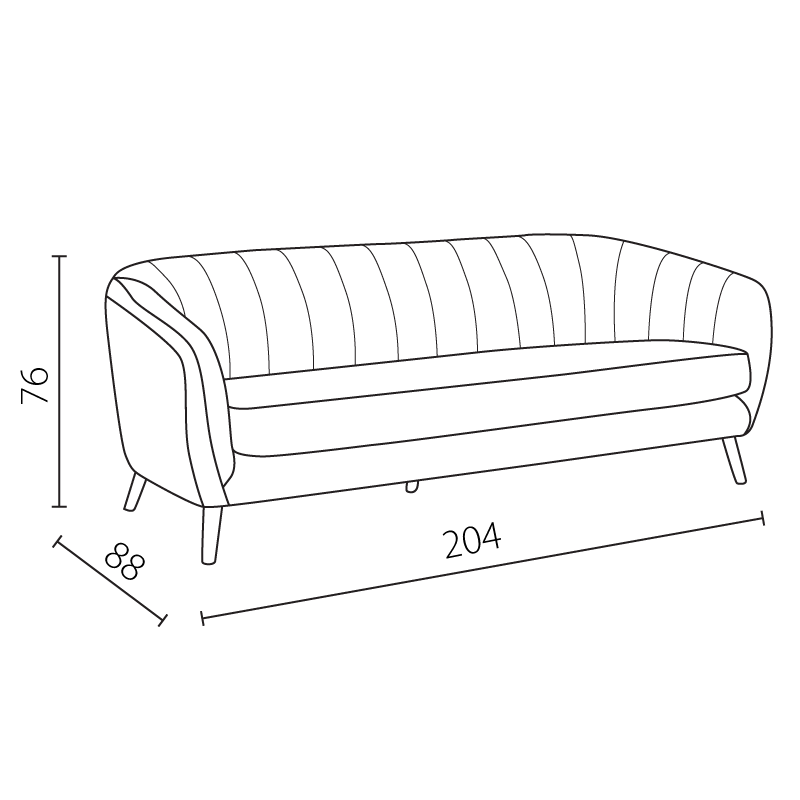 trimestno-kanape-greta-roza-hlr Триместно канапе GRETA - роза HLR