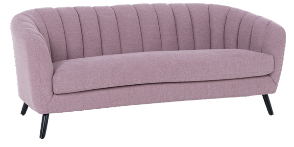 Триместно канапе GRETA - розов FR