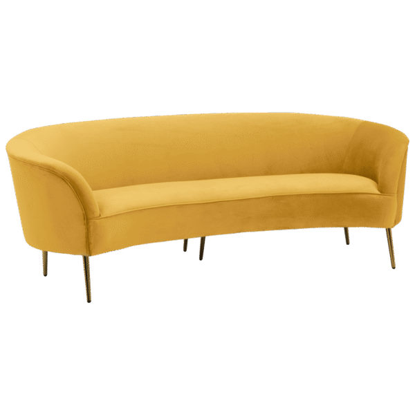 Триместно канапе RALF - жълт V