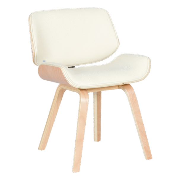 Трапезен стол 9976 бук - крем цвят