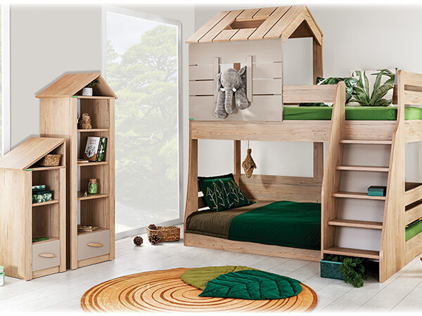 Двуетажно детско легло MY HOUSE - дясно