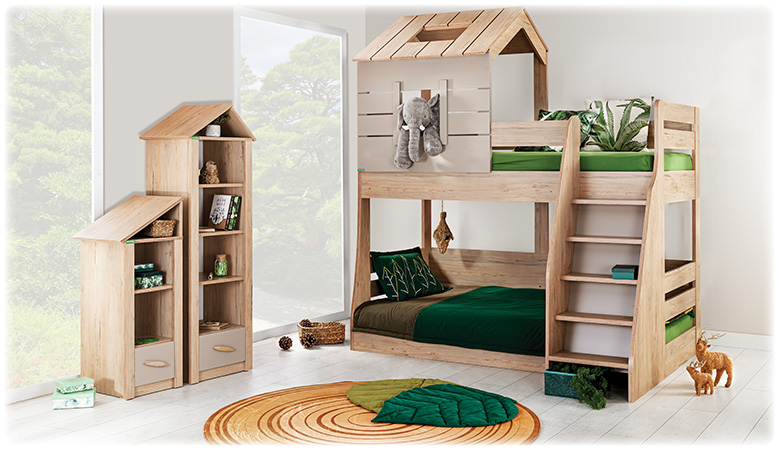 3 Двуетажно детско легло MY HOUSE - дясно