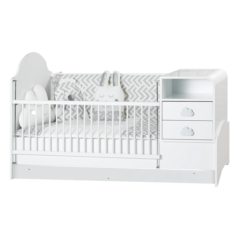 bittel-3575402-1 Бебешка кошара и детско легло 2в1 от серията PORI 80 x 180