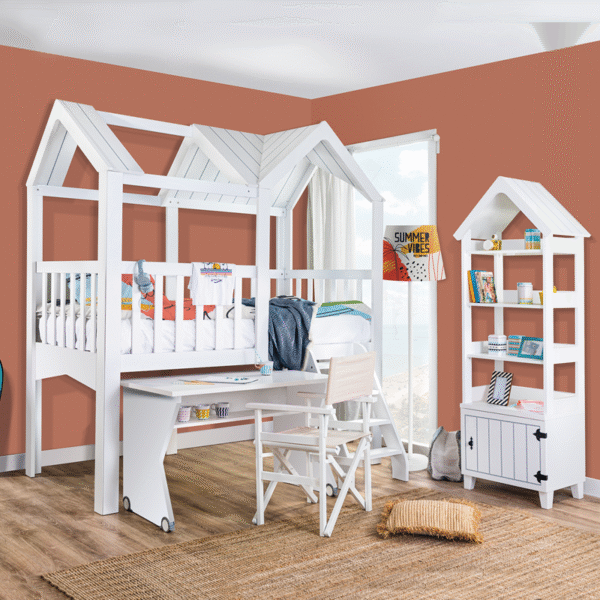 Детско бюро от серията MIAMI бял цвят