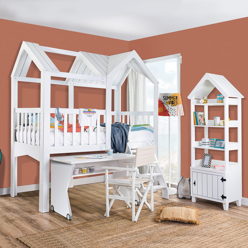 detsko-buro-miami-bjalo (1) Детско бюро от серията MIAMI бял цвят