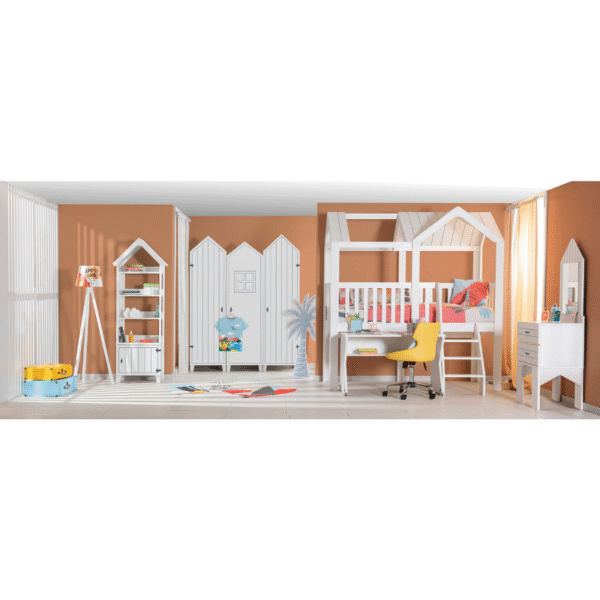 Детско бюро от серията MIAMI бял цвят