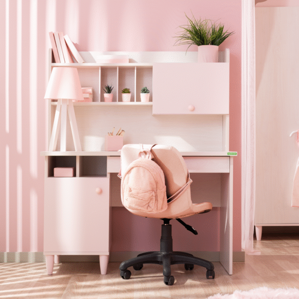 Детско бюро с етажерка от серията POLLINA
