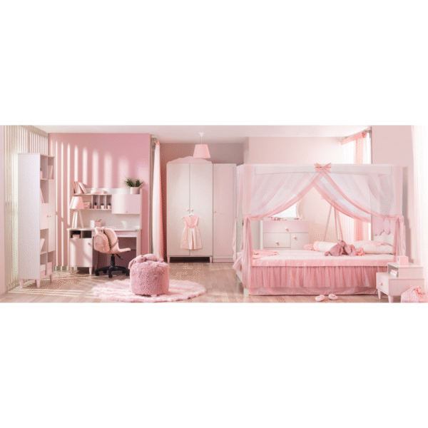 Детско бюро с етажерка от серията POLLINA