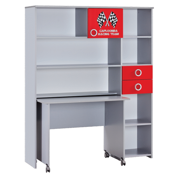 Детско бюро с етажерка от серията TURBO CAP 2