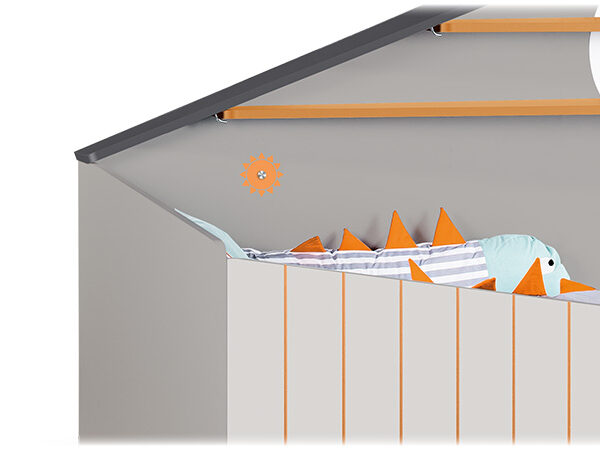 Детско легло къща Монтесори от серията BREDA 100 x 200 см
