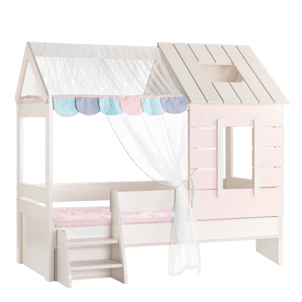 Детско легло къща от серията PINK HOUSE - 90 х 200 см