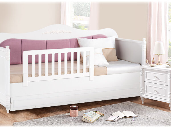 Детско легло Монтесори от серията NIL 90 х 200 см бял цвят