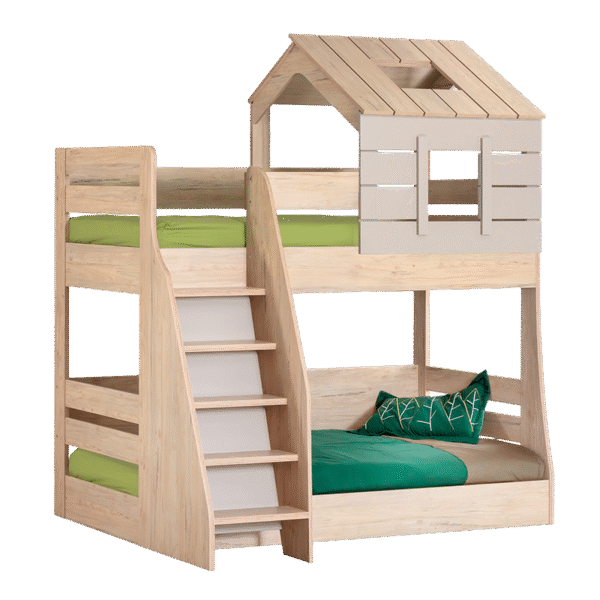 Двуетажно детско легло MY HOUSE - ляво