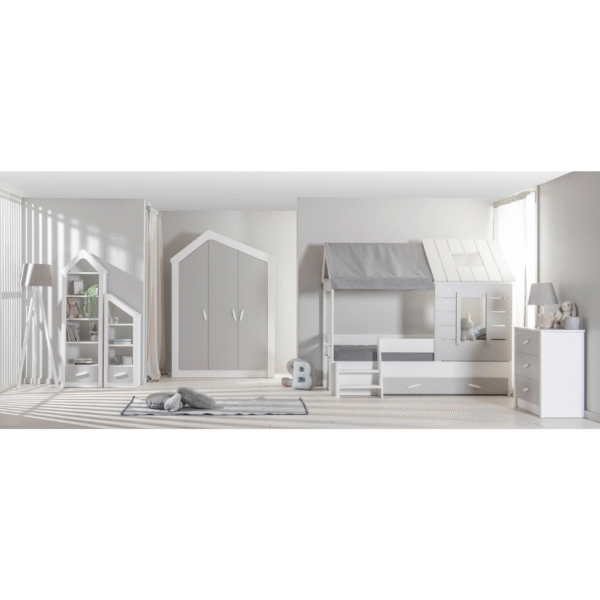 Двуетажно детско легло от серията WHITE HOUSE
