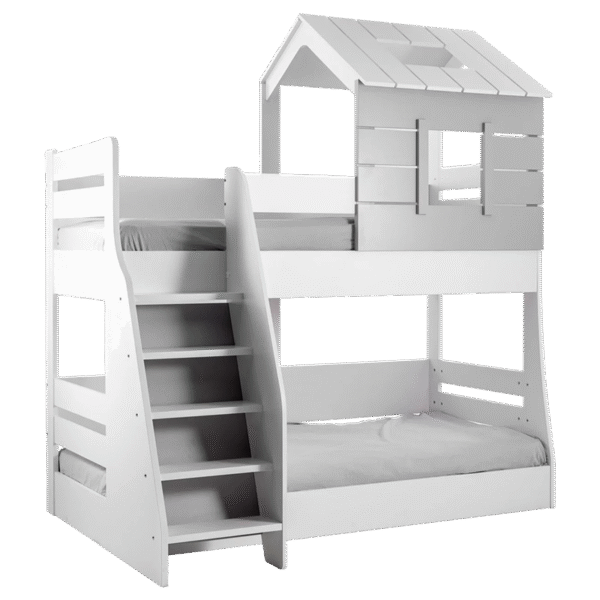 Двуетажно детско легло от серията WHITE HOUSE