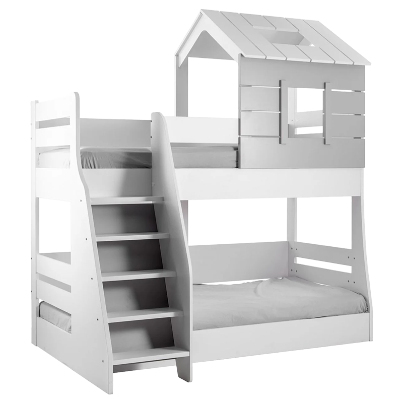 dvuetajno-detsko-leglo-white-house Двуетажно детско легло от серията WHITE HOUSE