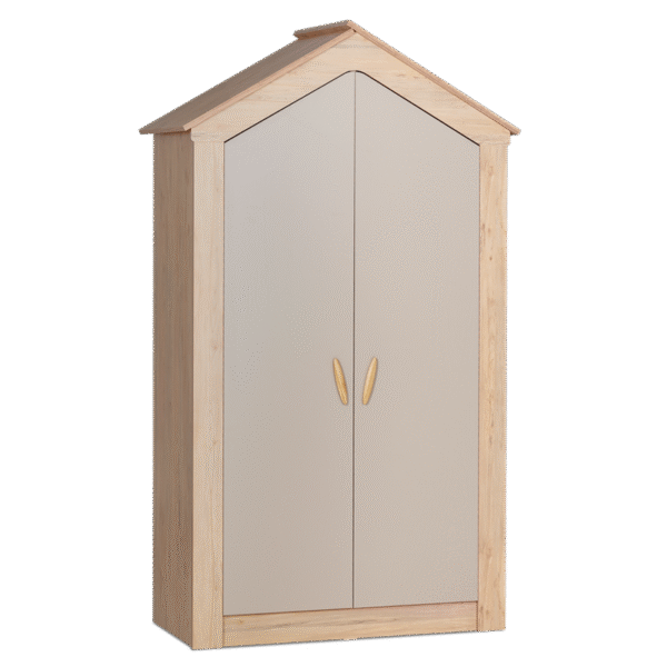 Двукрилен детски гардероб от серията MY HOUSE