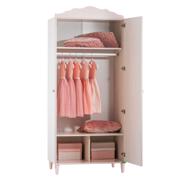 Двукрилен детски гардероб от серията POLLINA