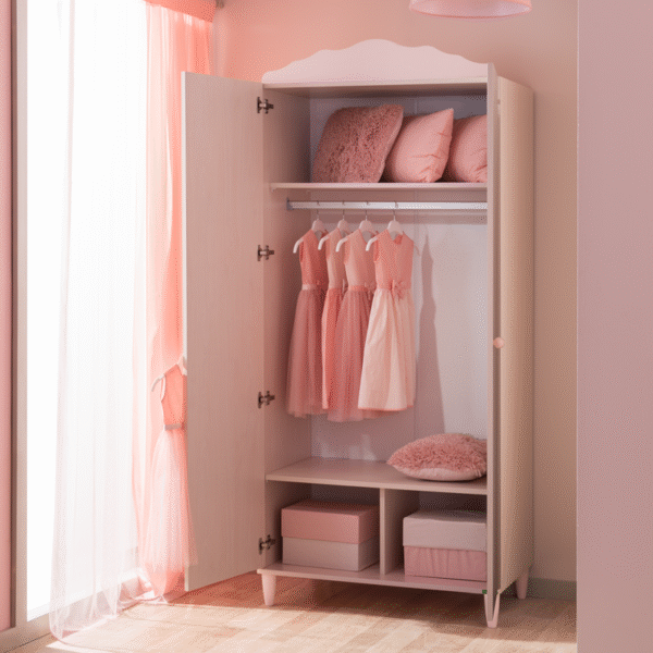 Двукрилен детски гардероб от серията POLLINA