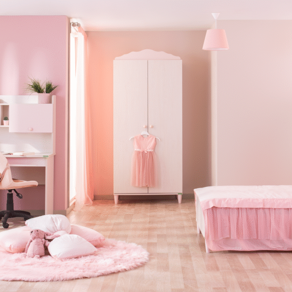 Двукрилен детски гардероб от серията POLLINA