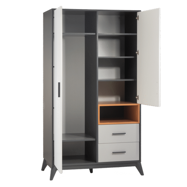 Детски двукрилен гардероб от серията BREDA