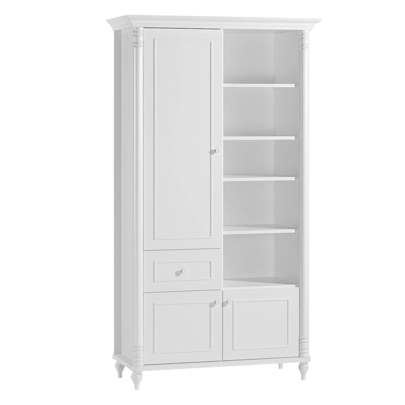 etajerka-za-knigi-nil Детска етажерка за книги от серията NIL бял цвят