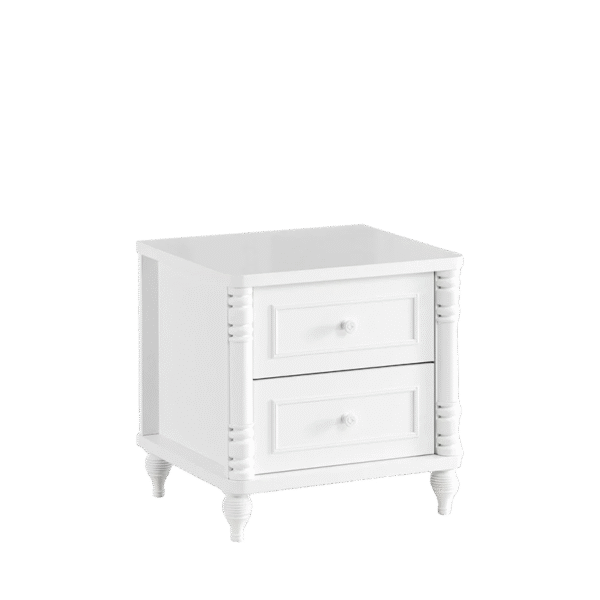 Детско нощно шкафче от серията NIL - бял цвят