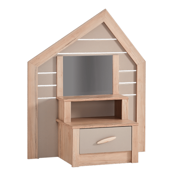 Детско нощно шкафче с огледало от серията MY HOUSE