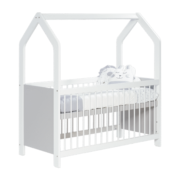 Регулируема бебешка кошара WHITE HOUSE 70 x 140 см