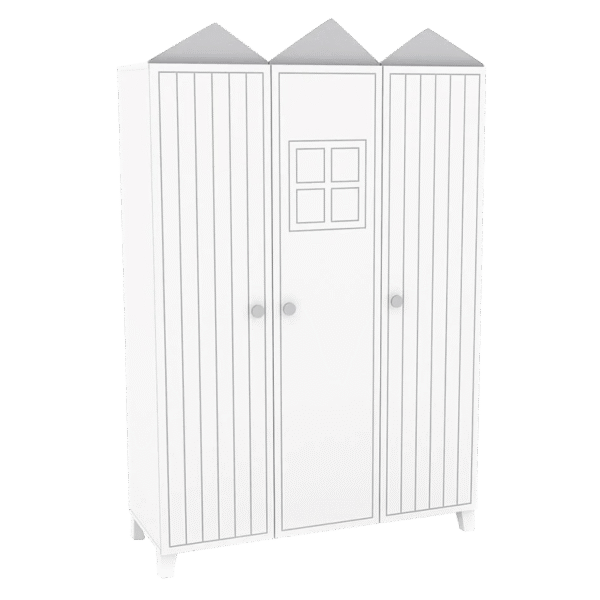 Детският трикрилен гардероб от серията MIAMI