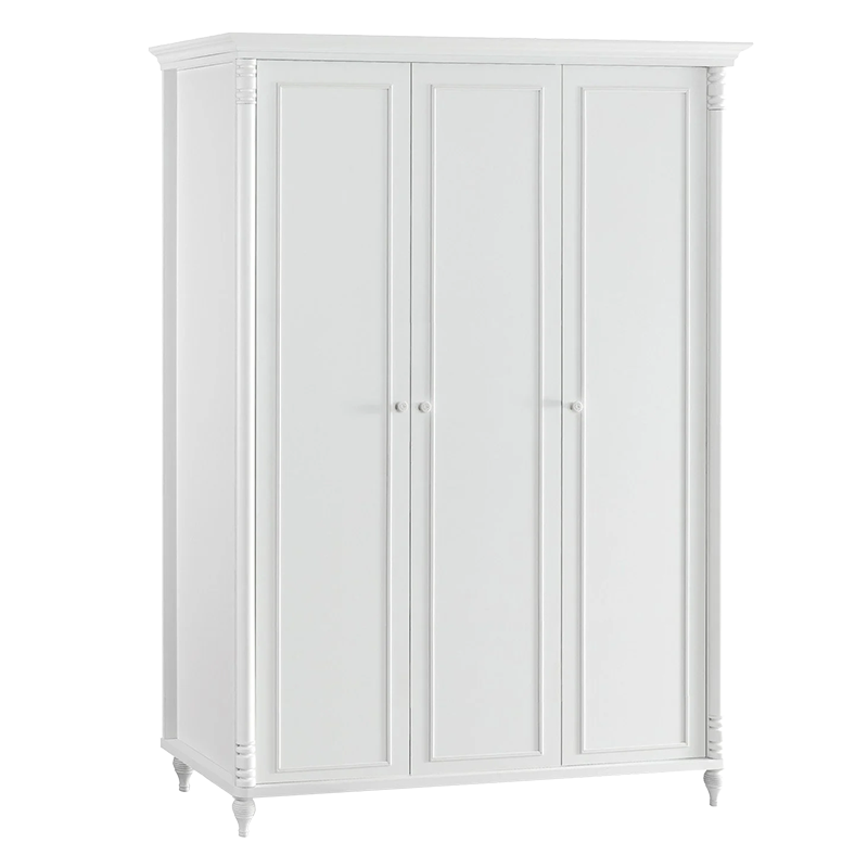 trikrilen-detski-garderob-nil-bjal Трикрилен детски гардероб от серията NIL