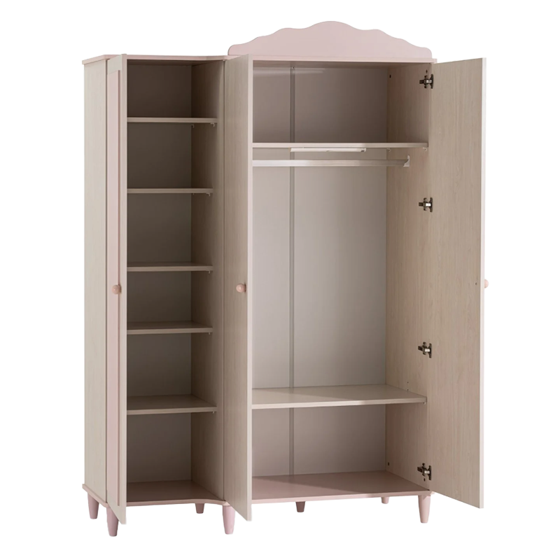 trikrilen-detski-garderob-pollina (1) Трикрилен детски гардероб от серията POLLINA