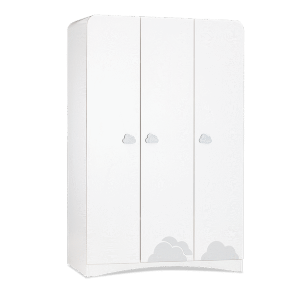 Трикрилен детски гардероб от серията PORI