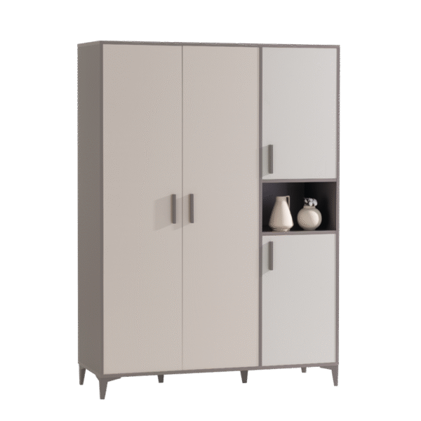 Трикрилен детски гардероб от серията RIGA