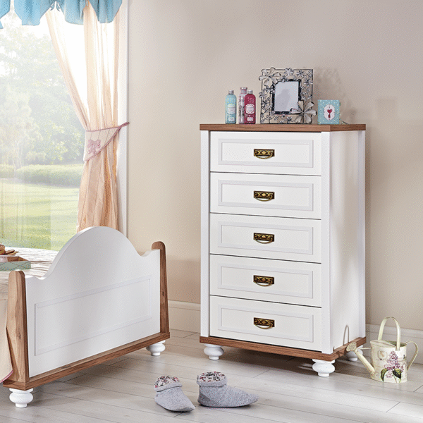 Детски висок скрин от серията TIFFANY